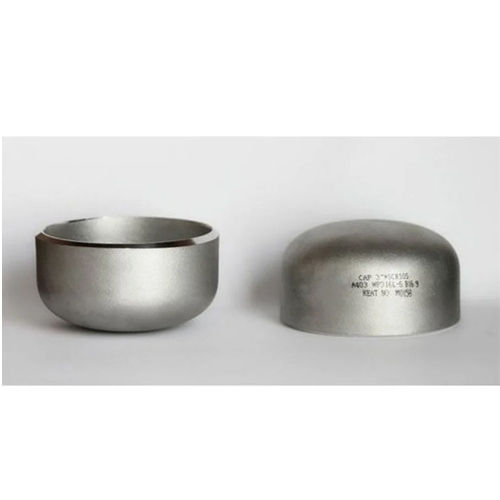 Silver Stainless Steel End Cap