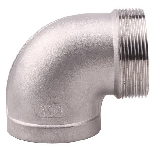 Ss Male Elbow - Color: Silver