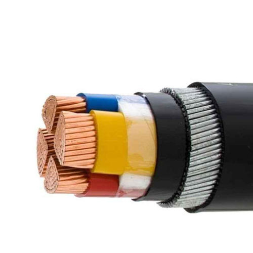 Black Armoured Copper Cables