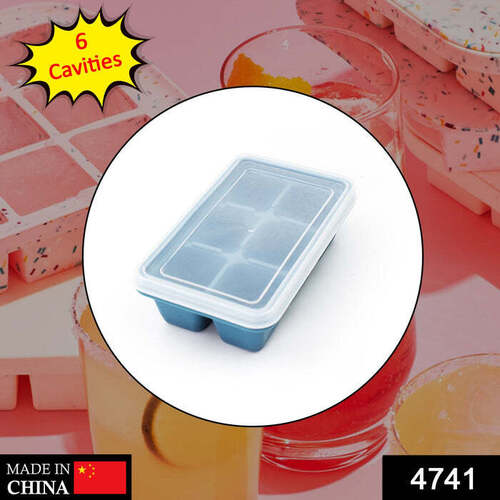 6 Grid Silicone Ice Tray Used In All