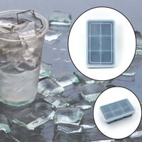 6 GRID SILICONE ICE TRAY USED IN ALL