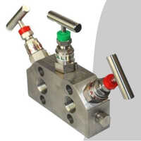 Ss Three Valve Manifold - Color: Silver