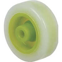 Uhmw Pe Wheels - Ultra High Molecular Weight Polyethylene, 200mm, Light Green | Smooth Finish, Medium Load Capacity Over 1000kg, With Bracket