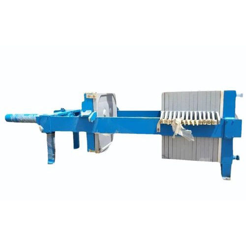 Semi Automatic Filter Press - Other Material, 380 V Voltage, Blue Color | For Liquid/Solid Separation