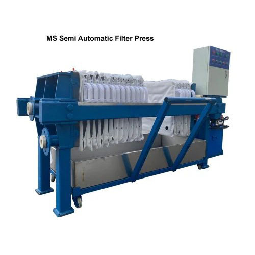 Blue Ms Semi Automatic Filter Press