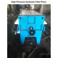 High Pressure Hydraulic Filter Press - Color: Blue