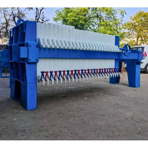 Hydraulic Recessed Filter Press - Color: Blue