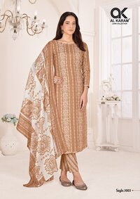 Al Karam Tamanna Vol-1  Dress Materia