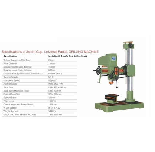 Radial Drill Machine