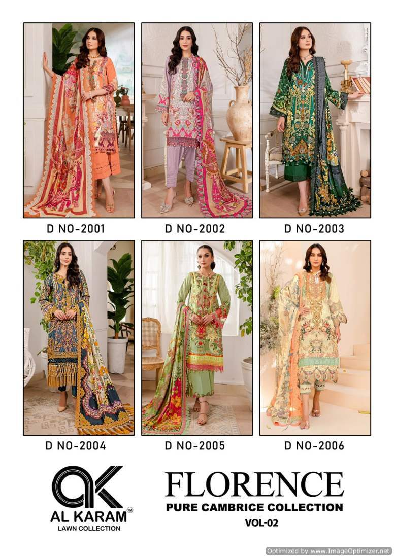 Al Karam Florence Vol-2 a   Dress Material