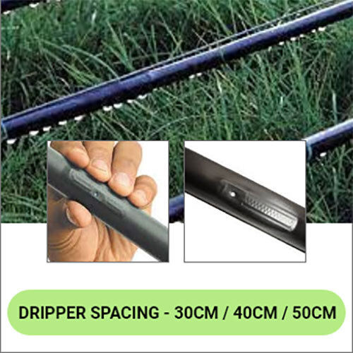 16Mm Inline Drip Irrigation Pipe 300 Meter Lateral 16Mm Pipe For Plant Gardening Base Material: Hdpe