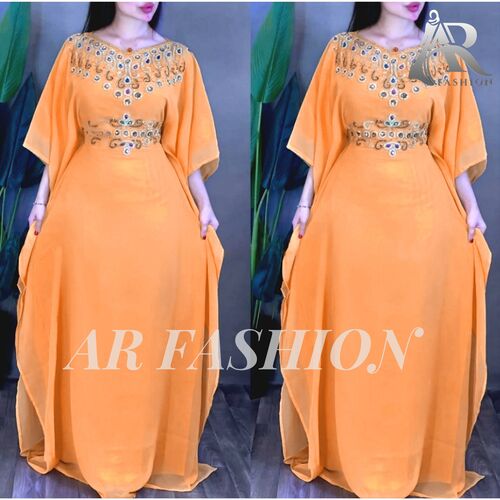 Dubai Moroccan Kaftan Arabic Abaya Fancy Hand Zari Velvet kaftan