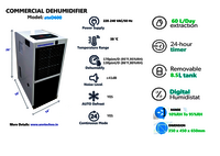 Dehumidifier ateD500 50L-Day