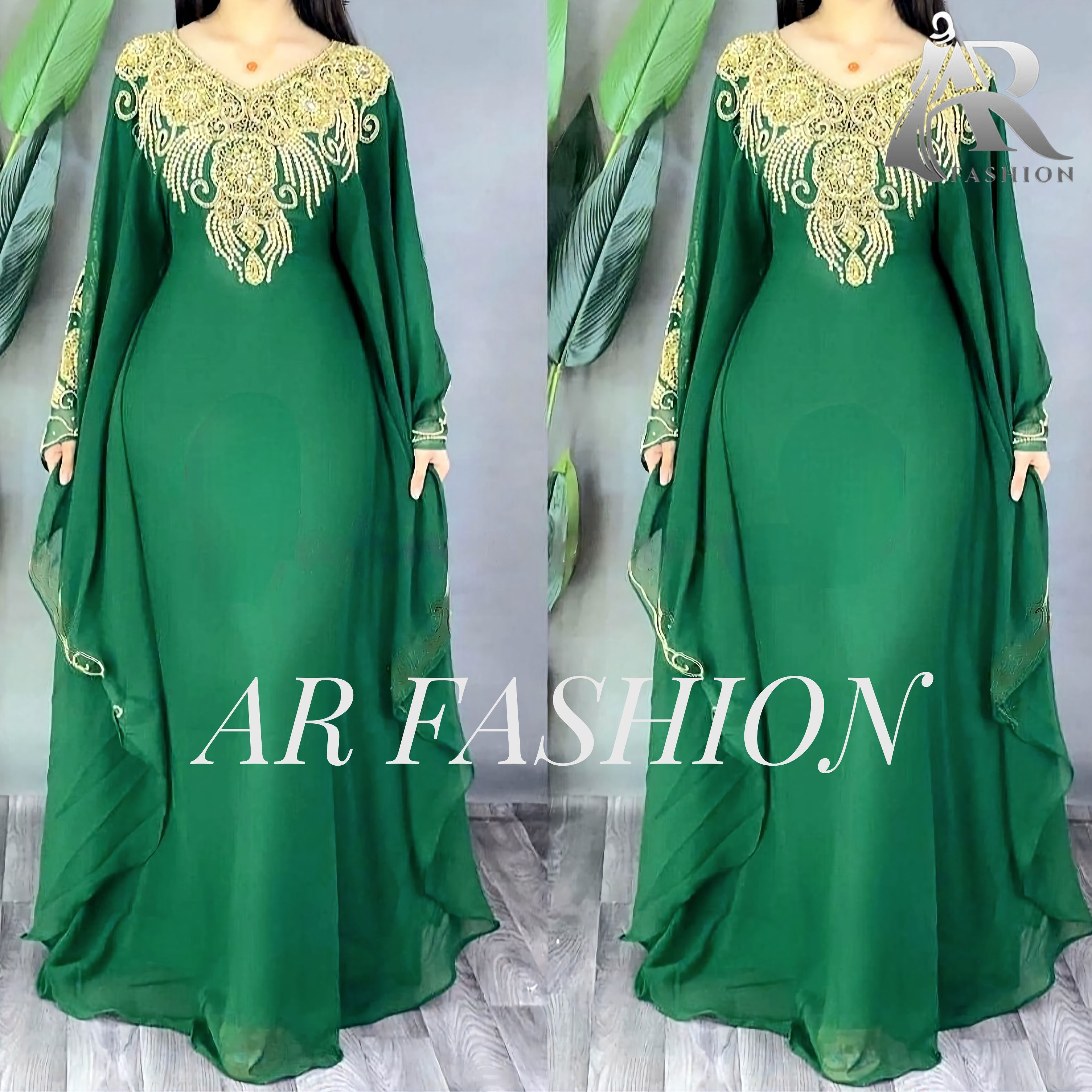 Dubai Moroccan Kaftan Arabic Abaya Fancy Hand Zari Velvet kaftan Farasha Floor