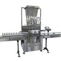Sauce Filling Machine - Stainless Steel, 2000 x 1500 x 1800 mm, Silver | Automatic, PLC Control, 1000-3000 Bottles/Hour, High Accuracy Filling System
