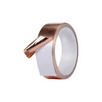 Copper Foil Tape - Copper Material Width 40-60 mm Length 40-50 m or More Solvent Adhesive Single Side Adhesive | Ideal for EMI/RFI Shielding Grounding Electrical Repairs Decorative Uses