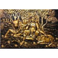 Krishna Statue With Cow Wall Murals