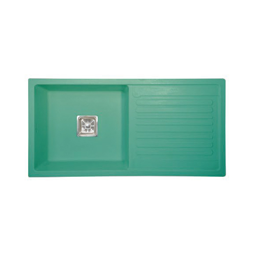 Special Metallic Green Quartz Kitchen Sink