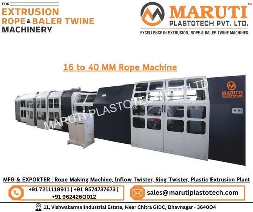 16 to 40 MM Rope Making Machine