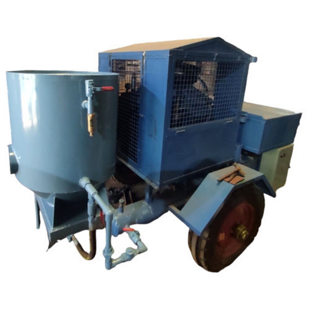 Electric Air Compressor Plus Sand Blasting Hopper - Material: Metal