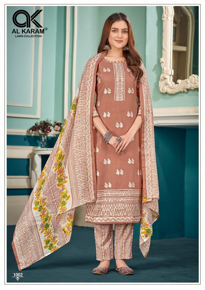 Al Karam Zulekha -Dress Material