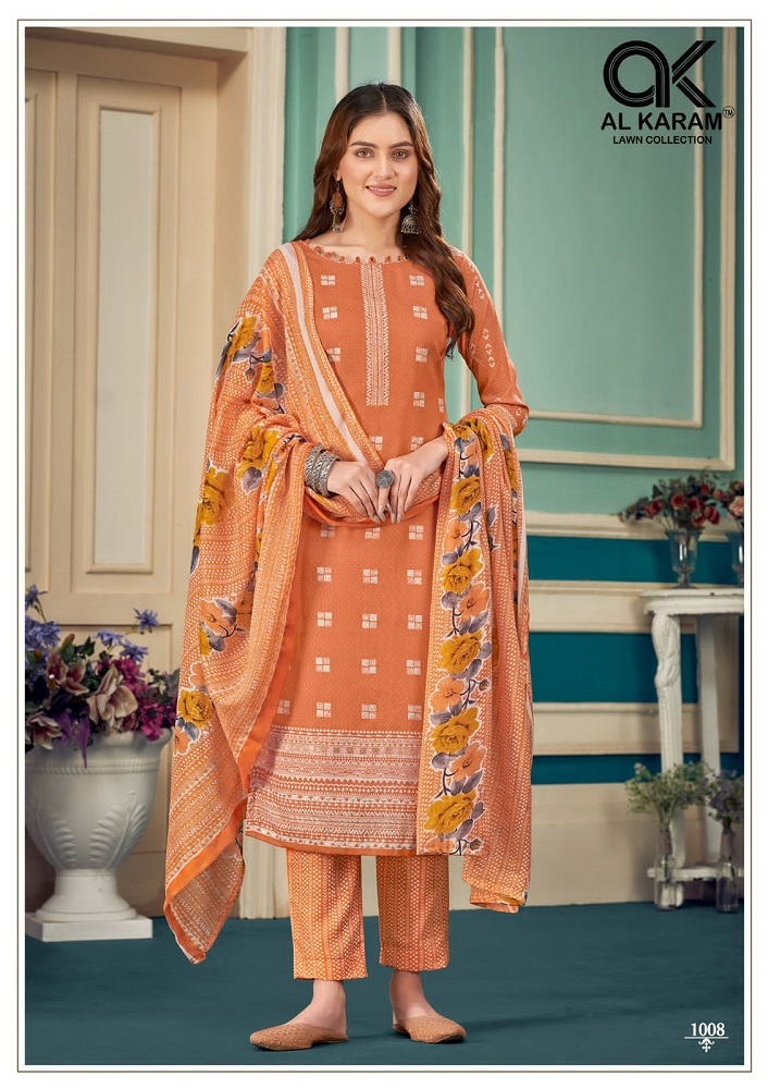 Al Karam Zulekha -Dress Material