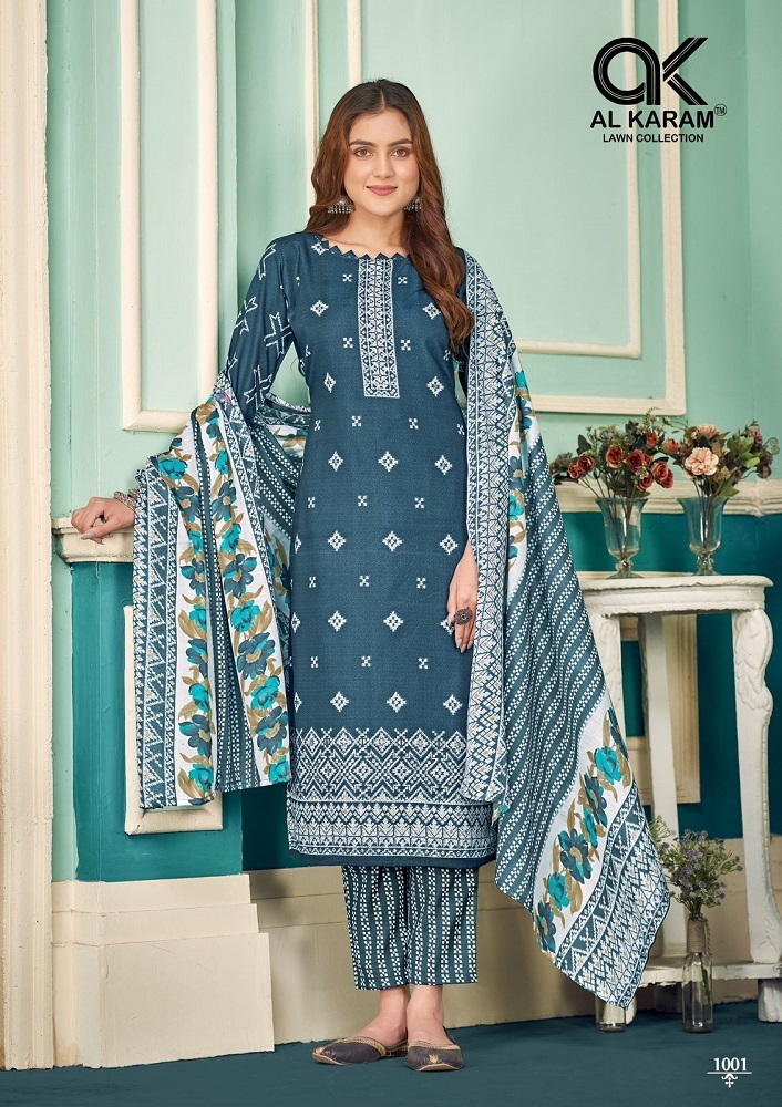 Al Karam Zulekha -Dress Material