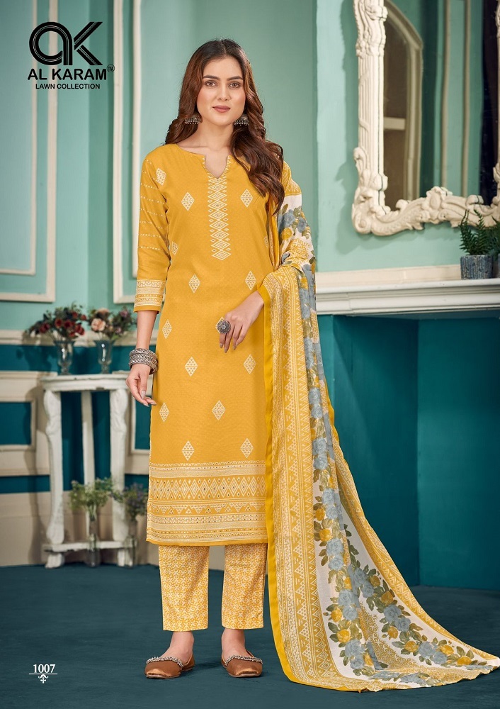 Al Karam Zulekha -Dress Material