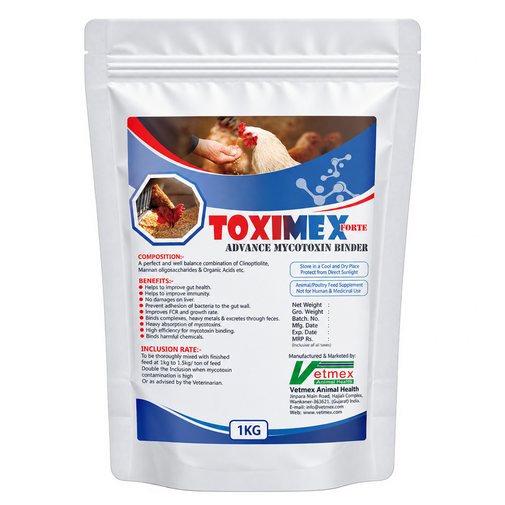 Myco-Toxin Binder Poultry Feed Toximex - Shelf Life: 1 Years