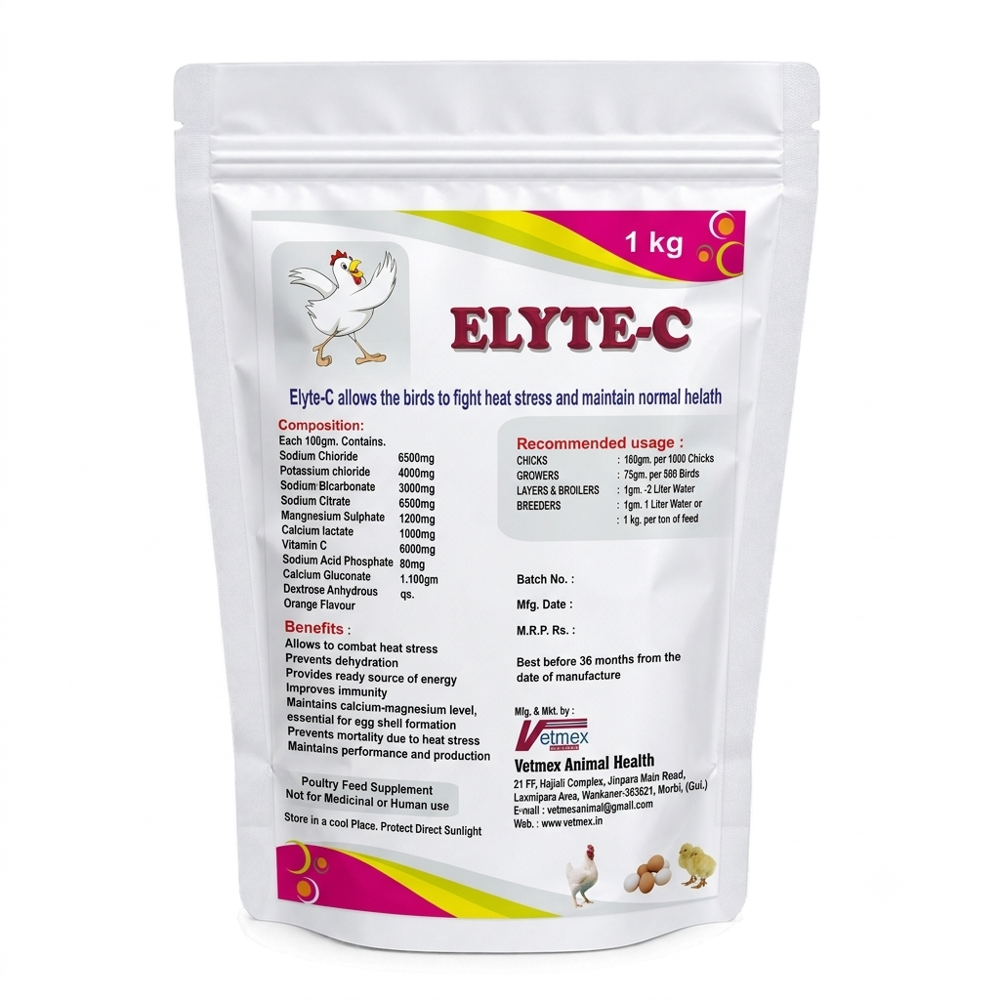 Electrolytic Poultry Feed Supplement For Poultry ELYTE-C