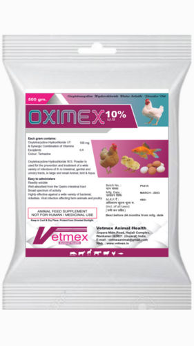 Oxytetracycline Hydrochloride Powder for poultry OXIMEX
