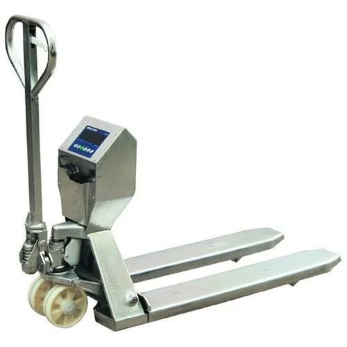 Strong Stainless Steel Weighing Scale Pallet Truck