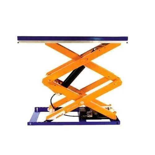 Yellow/Orange/Red Hydraulic Movable Scissor Lift Table