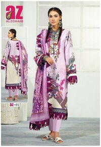 Alzohaib Zoohra Vol-1- Dress Material
