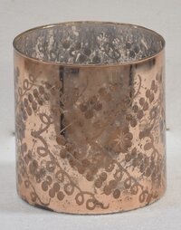 6 Inch Copper Coated Votive Candle Holder - Color: Different Colors Available