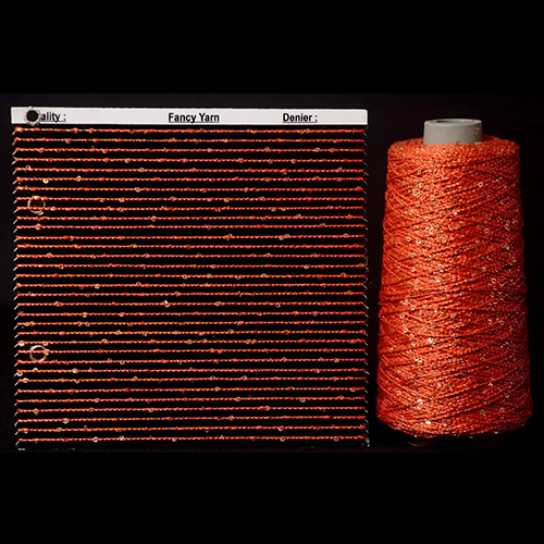 Orange Color Sequence Yarn