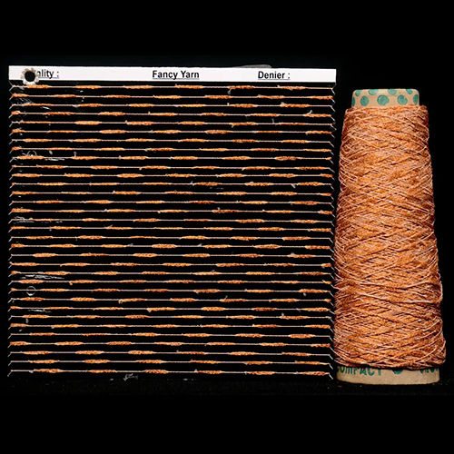 Orange Color Slub Yarn