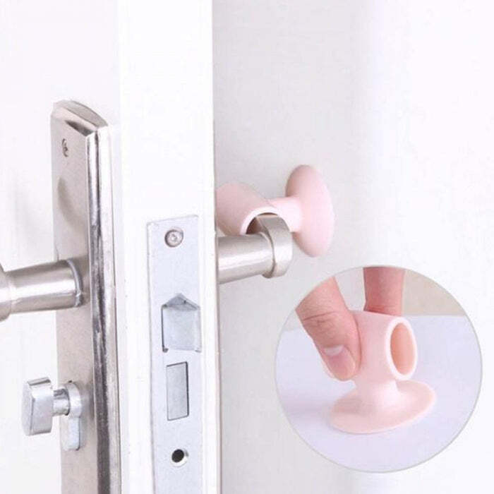 DOOR STOPPER MINI ANTI-COLLISION SILICONE DOOR HANDLE