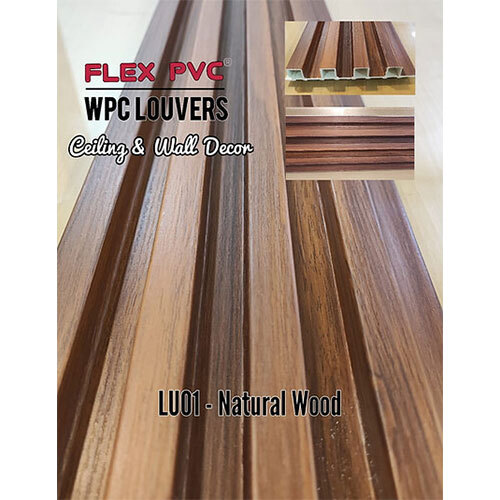 LU01 - Natural Wood WPC Louver