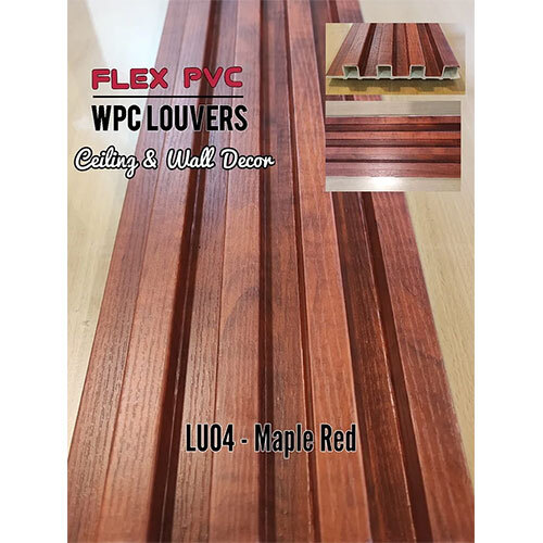 LU04 - Maple Red WPC Louver