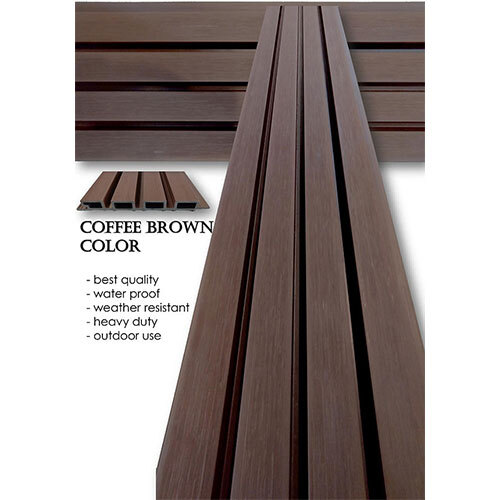 Exterior WPC Louvers - Coffee Brown