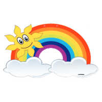 Pvc Plastics Indoor Rainbow