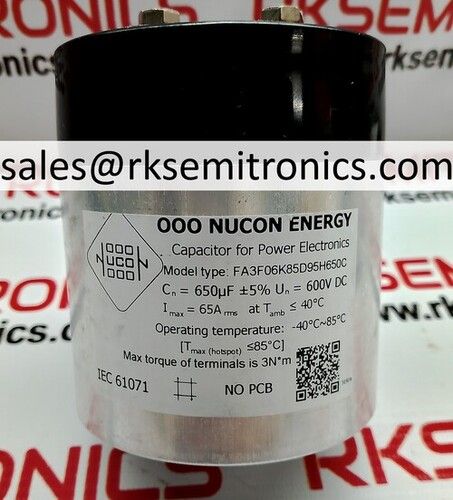 650uf,+-5%,600vdc Dc Link Capacitor