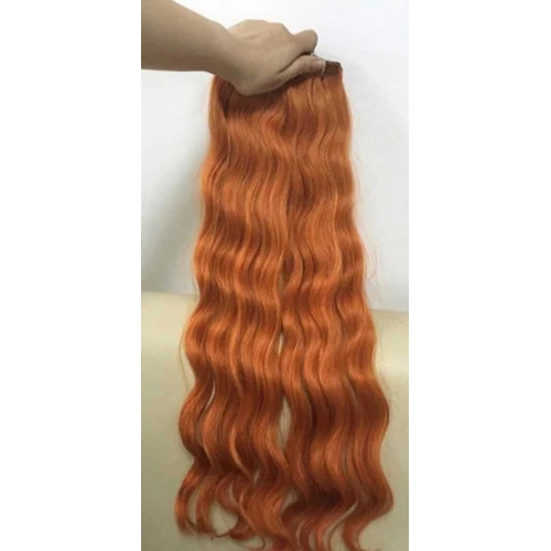 Orange Wavy Hair Extension