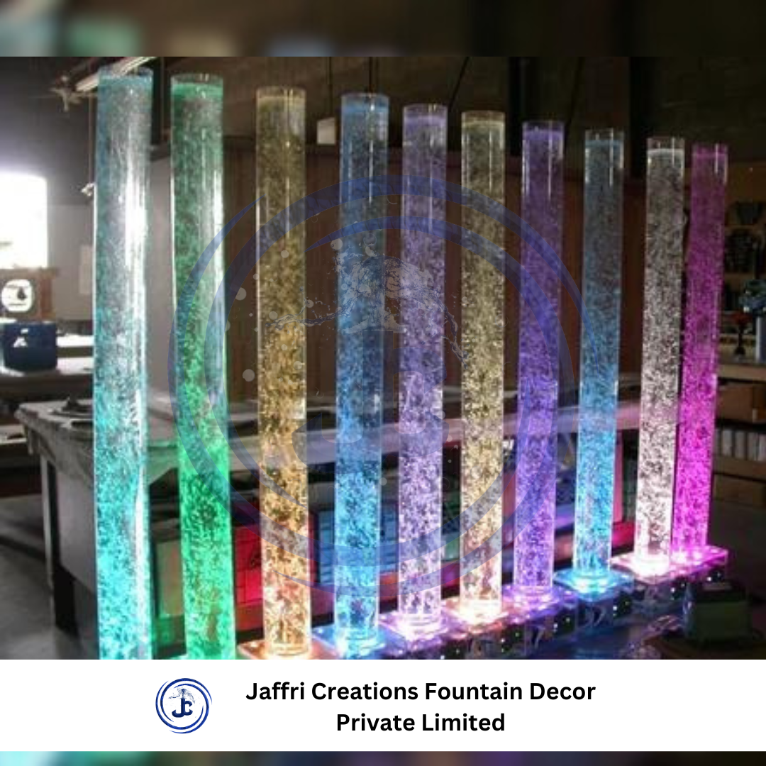 Acrylic Bubble Wall Pillar 8X6 Sqft