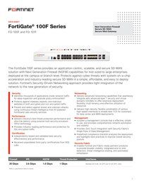 Fortigate 100 F Firewall