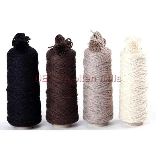 Colored Wool Carpet Yarn