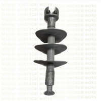 11 Kv Disc Insulator - Polymer Material, Grey Color | Overhead Application, Durable And Reliable Electrical Insulation Solution