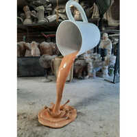 Fiberglass Coffer Cup sculpture