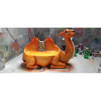 Fiberglass Camel Shaped Bench